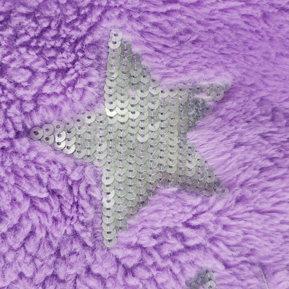 Betsey Johnson Kids Purple Fleece Hoodie - Picture 4 of 13